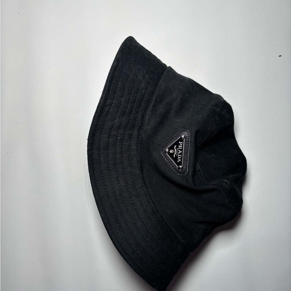 Prada Black Bucket Hat